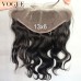 13x6 Full Lace Frontal Body Wave Human Hair,Bleached Knots,Natural Color